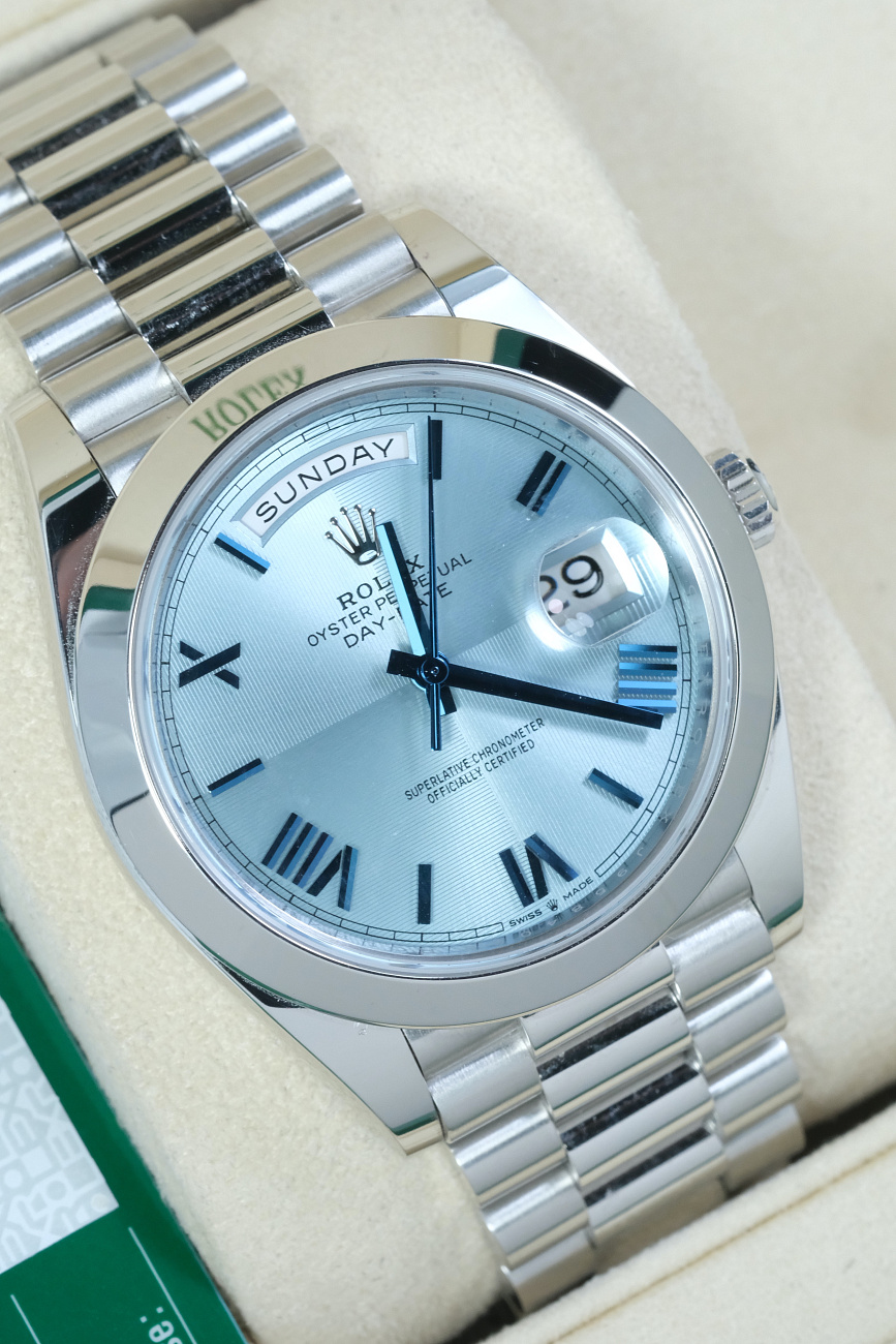 Часы Rolex  Day-Date Ii President Platinum Ice Blue  228206
