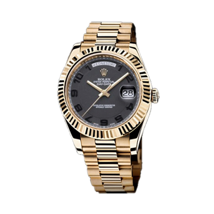 Часы Rolex  Day-Date Ii 41Mm Yellow Gold President Black Dial  218238