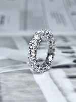 Украшение GIA  Eternity Ring 4,5 ct. D/VVS1 (3 Excellent, NONE)   