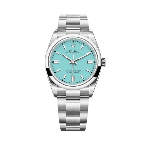 Часы Rolex  Perpetual 36 Stainless Steel Tiffany Dial  126000