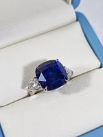 Украшение GRS GemResearch Swisslab  Кольцо с сапфиром 15,94 ct. "Royal Blue"   