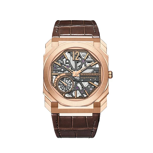 Часы Bvlgari  Octo Finissimo Skeleton 8 Days Mechanical Manufacture Ultra-Thin Movement  103667
