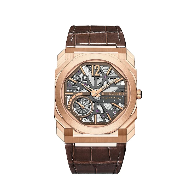 Часы Bvlgari  Octo Finissimo Skeleton 8 Days Mechanical Manufacture Ultra-Thin Movement  103667