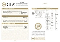 Украшение GIA  Серьги с бриллиантами 0,50/0,51 ct. K/VS2    