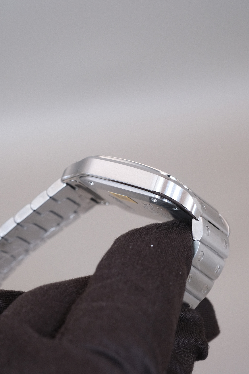 Часы Cartier  Santos De Cartier Brown Dial Medium  WSSA0065