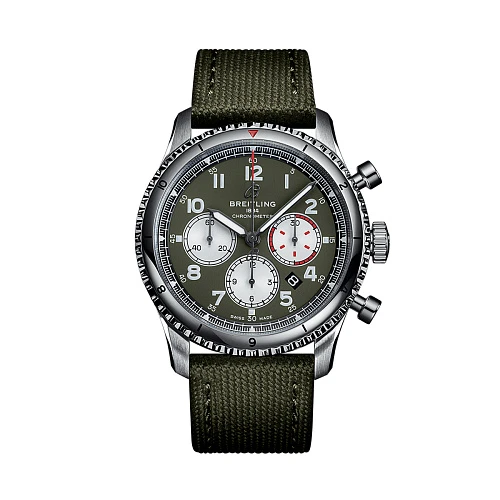 Часы Breitling  Aviator 8 B01 Chronograph 43 Curtiss Warhawk  AB01192A1L1X2
