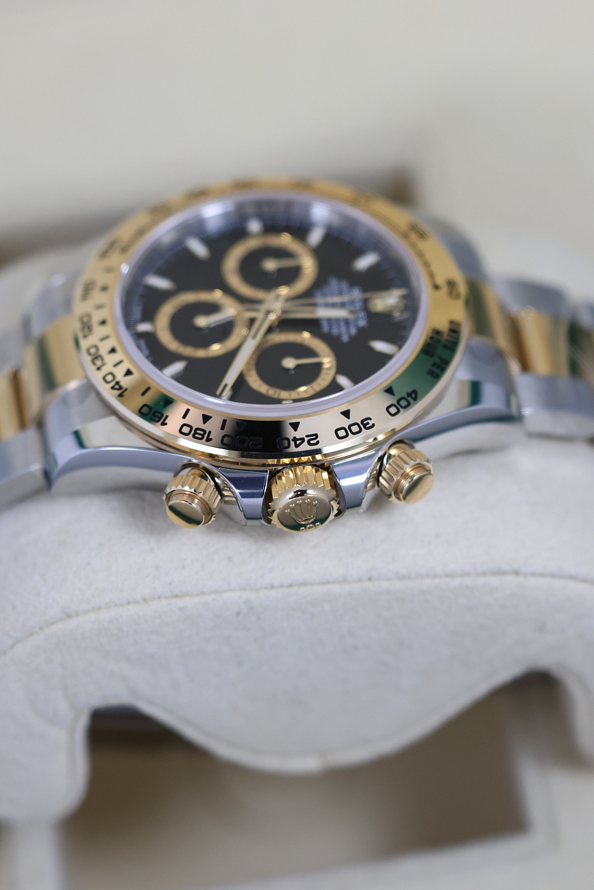 Часы Rolex  Cosmograph Daytona Steel & Yellow Gold Black Dial  126503