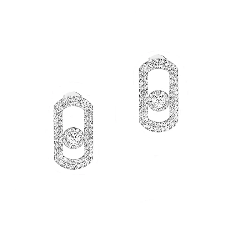 Украшение Messika  So Move Pavé Earrings  12931-WG 