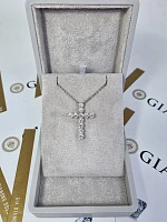 Украшение GIA  Крест с бриллиантами 3,84 ct. G/VVS2   