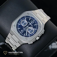 Часы Bell &amp; Ross  Br 05 Chrono Blue Steel  BR05C-BU-ST/SST