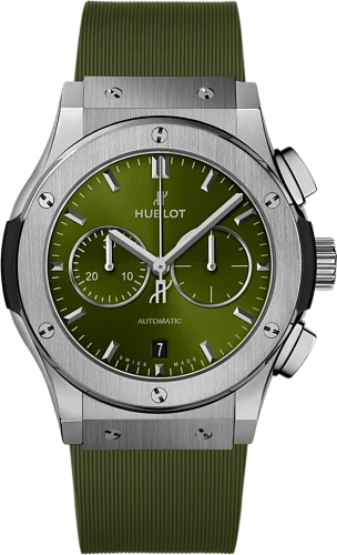 Заказать Hublot  Classic Fusion Chronograph Titanium Green 42 Mm  541.NX.8970.RX
