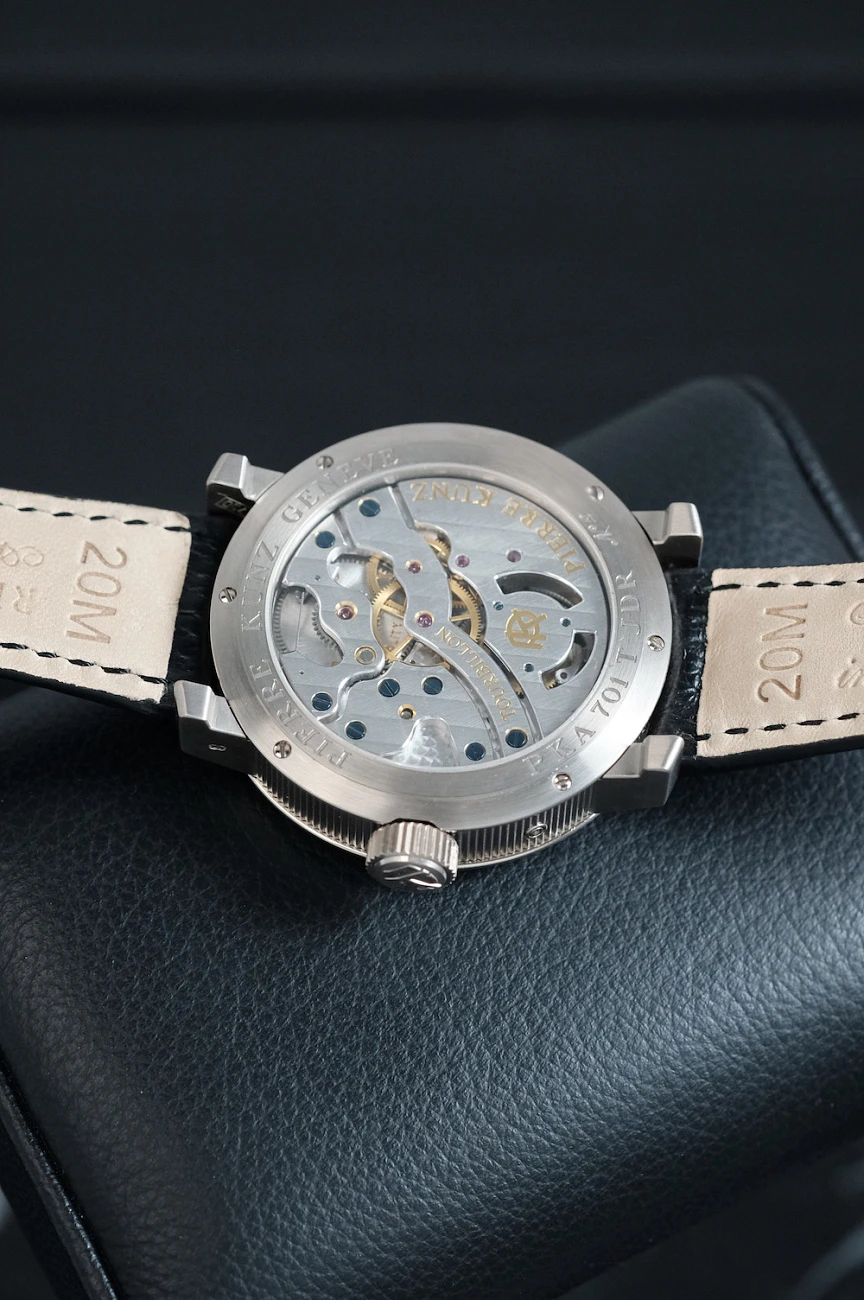 Часы Pierre Kunz  Grande Complicatiоn Tourbillon Retrograde Day And Date White Gold  PKA 701 T JDR