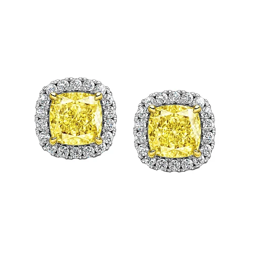 Украшение GIA  Серьги 2,01/2,01 ct. W To X Range/VVS2-VS1   