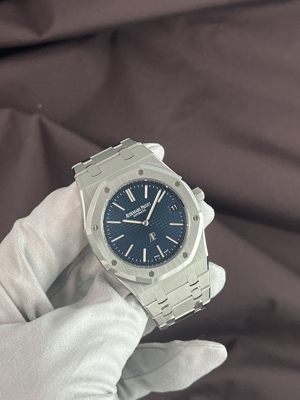 Часы Audemars Piguet  Royal Oak &quot;Jumbo&quot; Extra-Thin &quot;50Th Anniversary&quot; Юбилейные  16202ST.OO.1240ST.01
