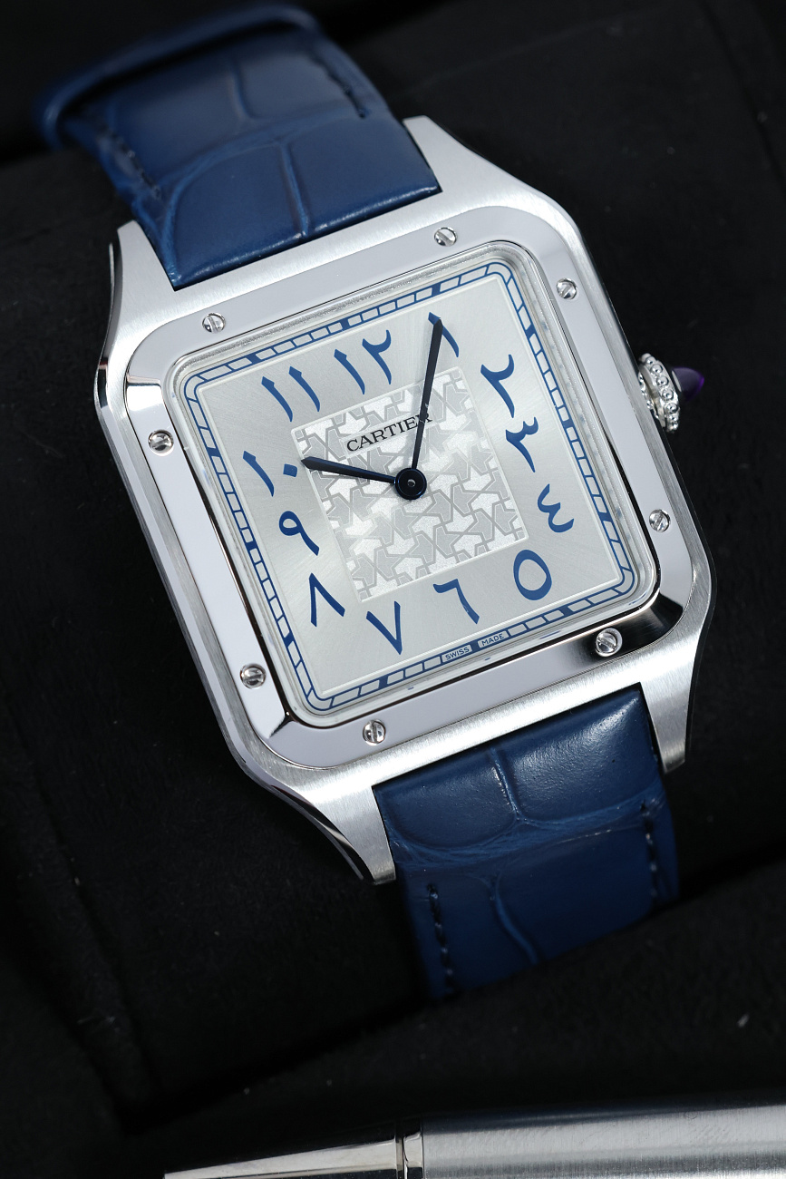 Часы Cartier  SANTOS-DUMONT LIMITED XL Platinum  WGSA0086