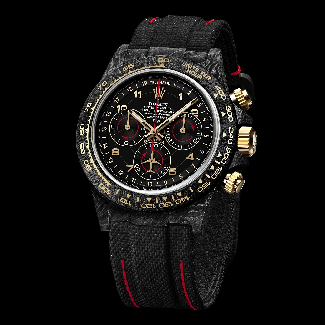Заказать DiW  Rolex Daytona 40 Mm Avia Black  
