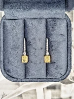 Украшение GIA  Серьги с бриллиантами 1,46/1,51 ct. W To X Range/VS2-Si1   