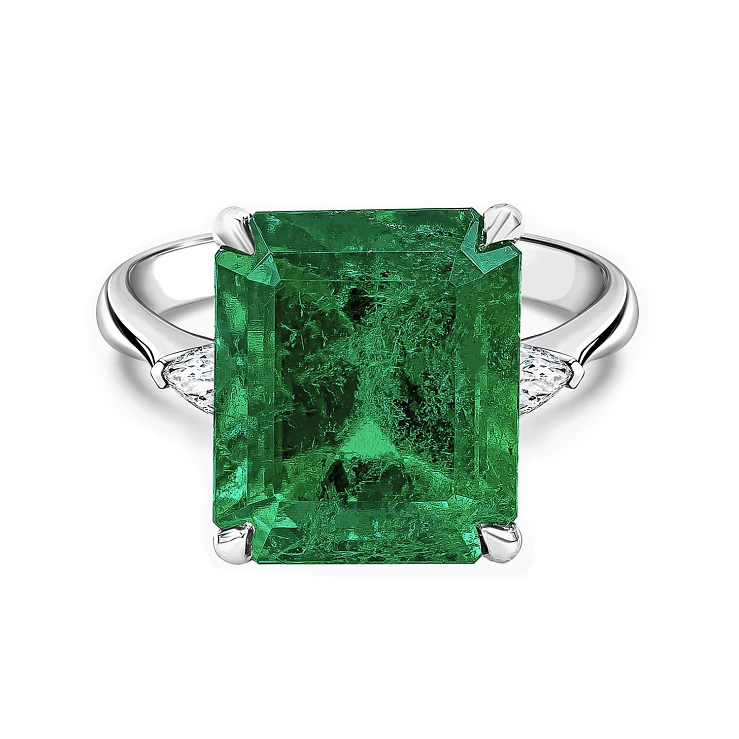Украшение GRS GemResearch Swisslab  Кольцо с изумрудом 18,97 ct. (Colombia)   