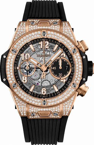 Заказать Hublot  Big Bang Unico King Gold Pave  441.OX.1181.RX.1704