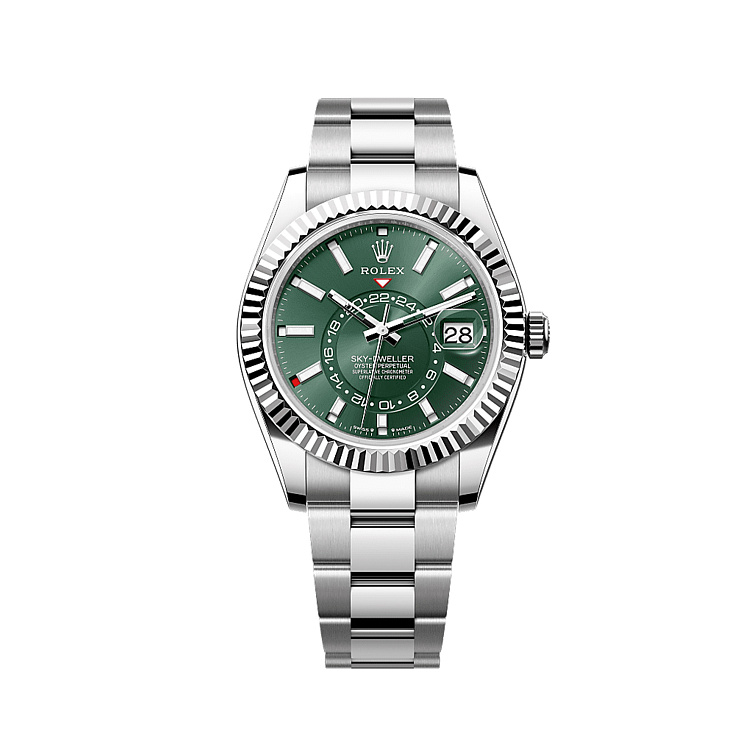 Часы Rolex  Oyster Perpetual Sky-Dweller 336934 Green Dial  336934