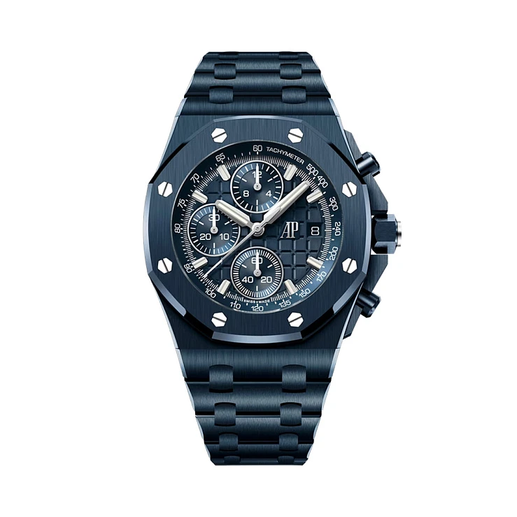 Часы Audemars Piguet  Royal Oak Offshore Selfwinding Chronograph Blue Nuit, Nuage 50 Ceramic  26238CD.OO.1300CD.01