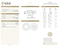 Украшение GIA  Серьги 1,04/1,04 ct. J/IF (3 Excellent) Round Diamonds   
