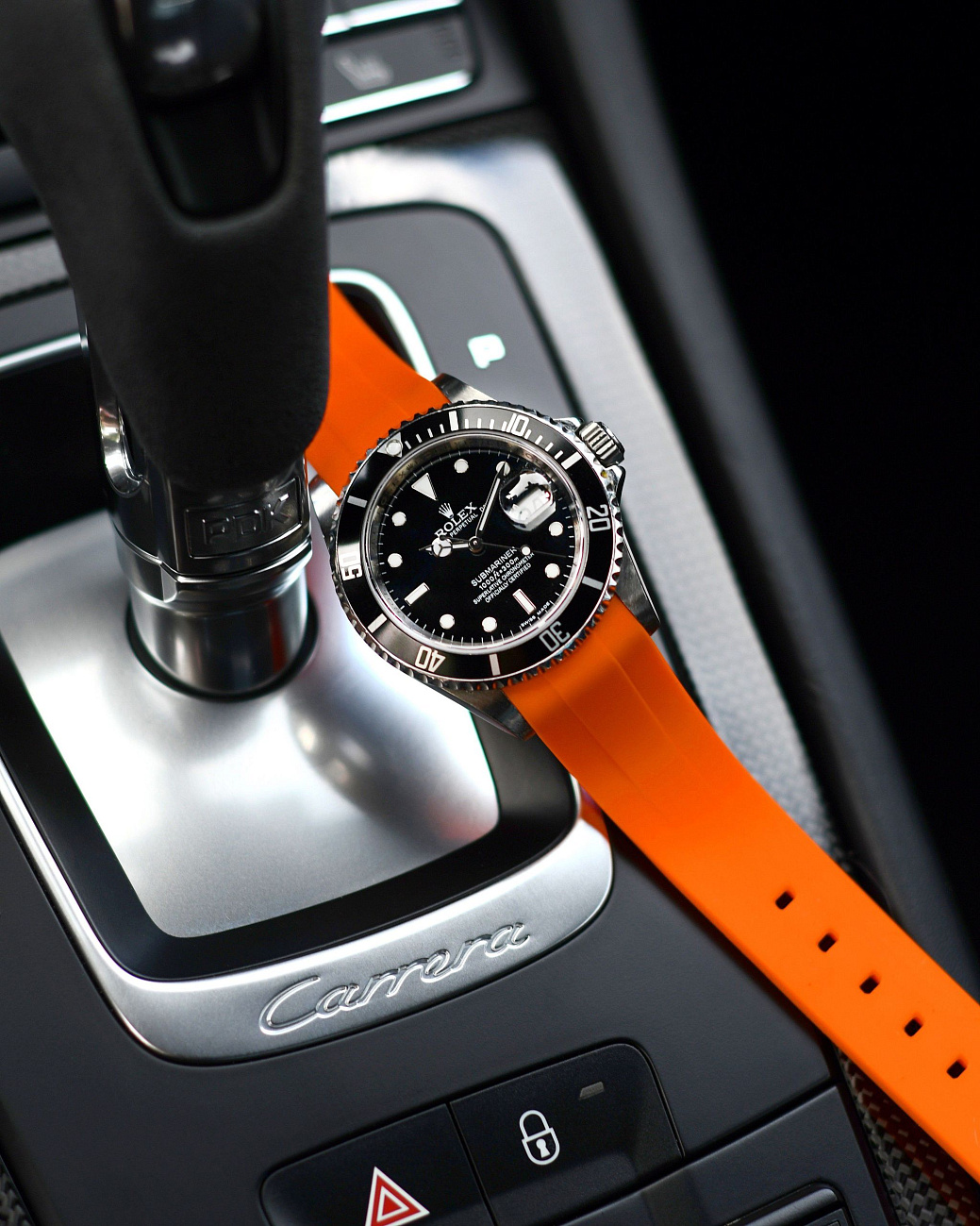 Часовой ремешок Rolex  Ремешок Для Часов Orange 40Mm Strap  