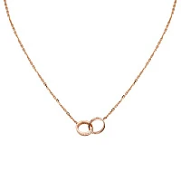 Украшение Cartier  Love Necklace, Half-Paved B7013900  B7013900 