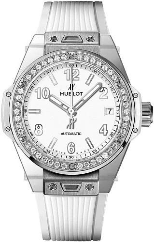 Заказать Hublot  Big Bang One Click Steel White Diamonds 39 Mm  465.SE.2010.RW.1204