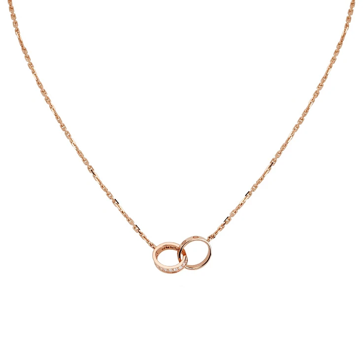 Украшение Cartier  Love Necklace, Half-Paved B7013900  B7013900 