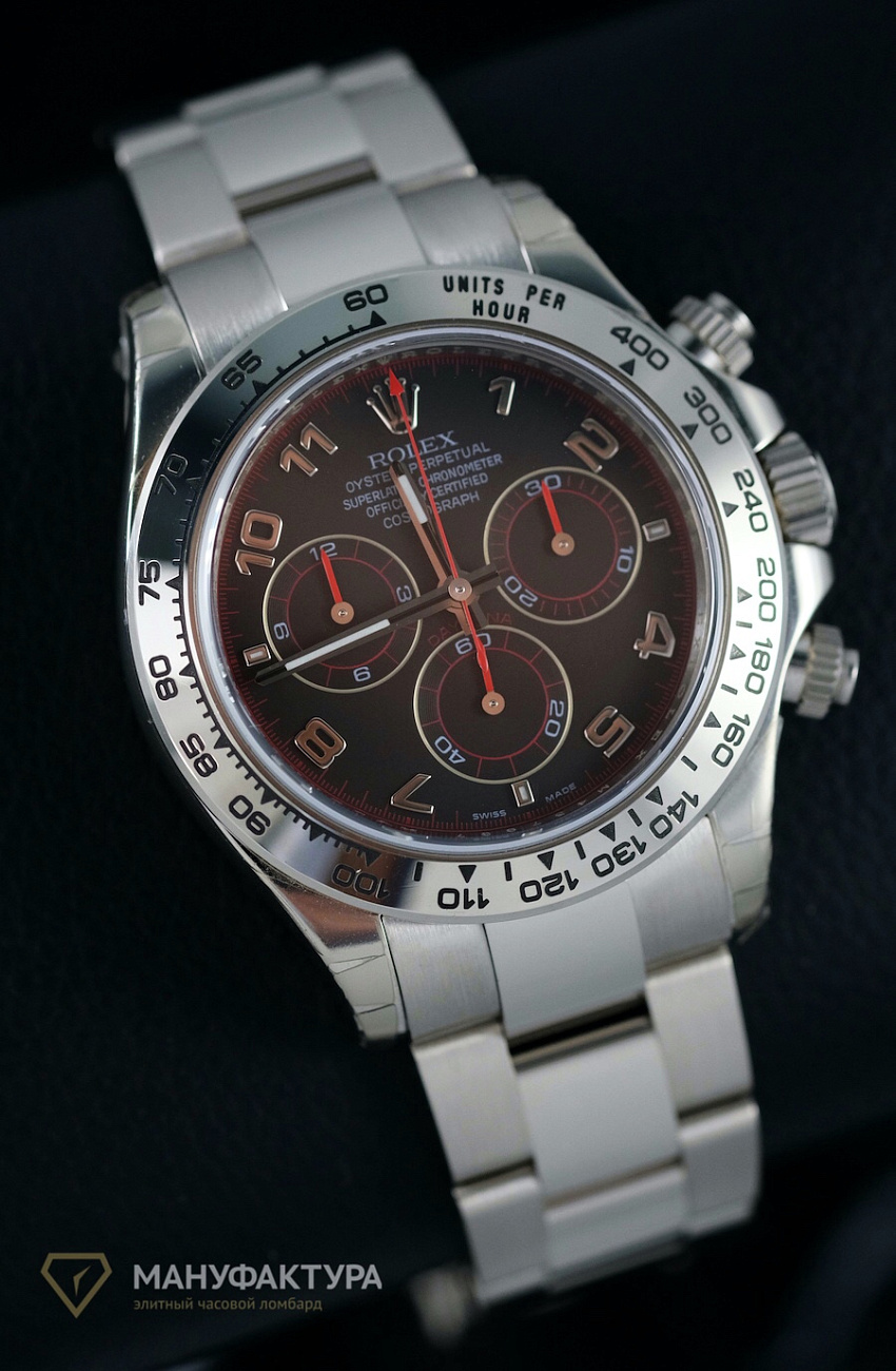 Часы Rolex  Oyster Perpetual Cosmograph Daytona White Gold Racing Dial  116509