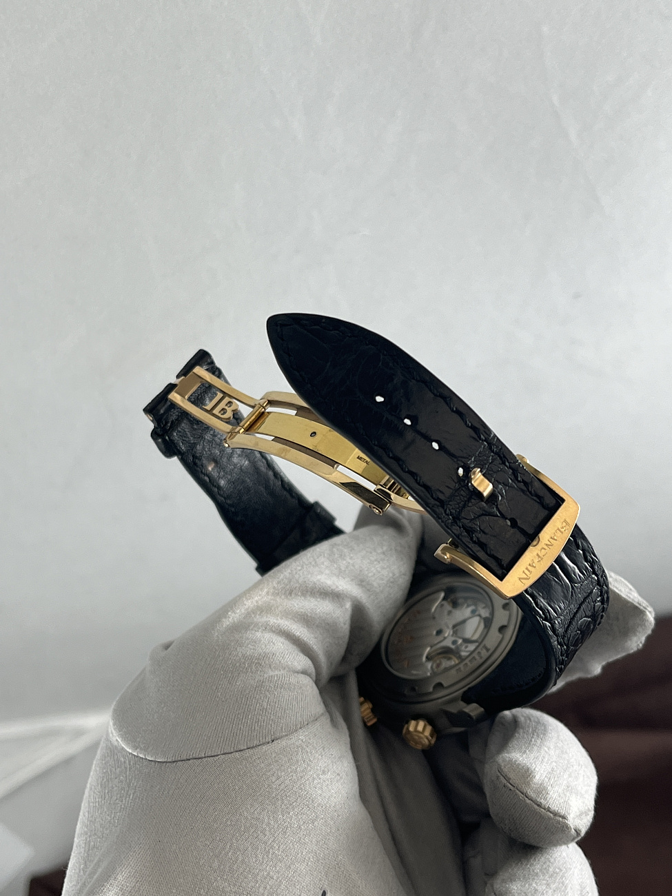 Часы Blancpain  Reveil Alarm Gmt  2041-12A30-64B