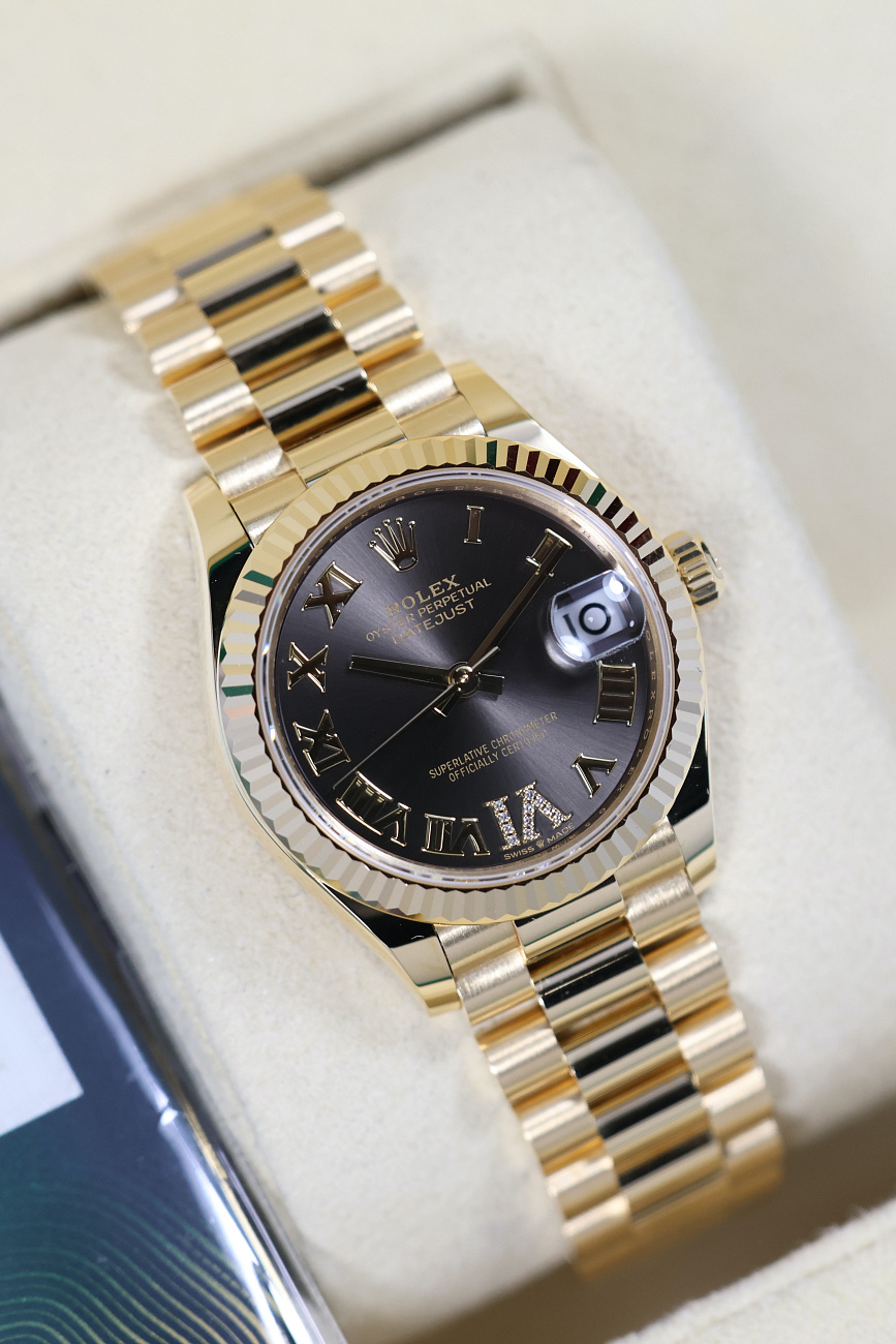 Часы Rolex  Datejust 31mm Yellow Gold President  m278278