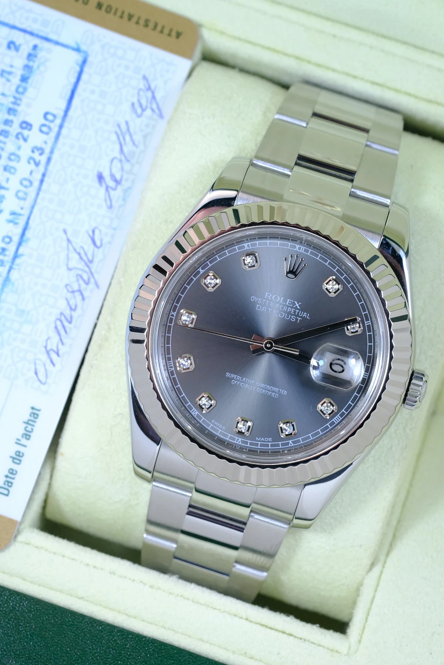 Часы Rolex  Datejust Ii 41Mm Diamonds  116334