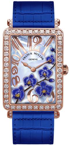 Заказать Franck Muller  Ladies Collection Long Island  952 QZ ORC D Rose Gold Blue