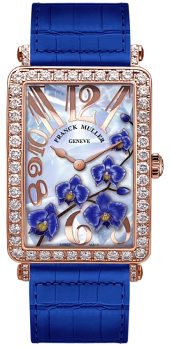 Заказать Franck Muller  Ladies Collection Long Island  952 QZ ORC D Rose Gold Blue