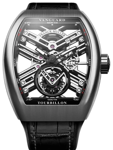 Заказать Franck Muller  Mens Collection Vanguard Skeleton  V 45 T SQT BR Steel