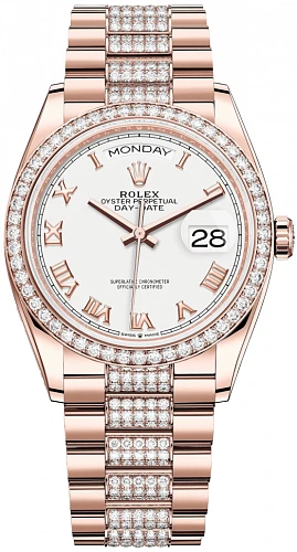 Заказать Rolex  Day-Date Oyster Perpetual 36 Mm  m128345rbr-0055
