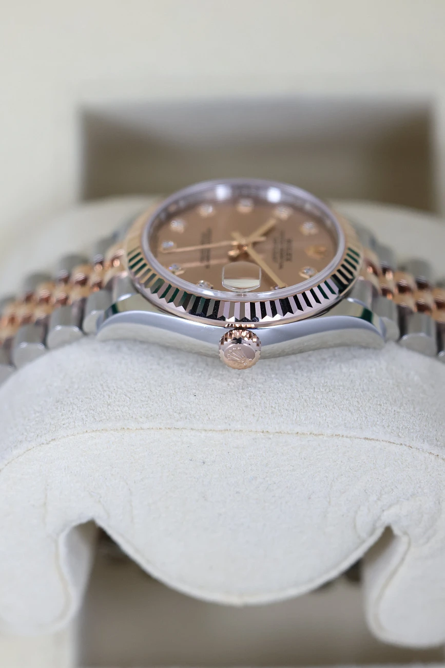 Часы Rolex  Datejust 31Mm Steel &amp; Rose Gold Pink Dial And Diamonds  278271