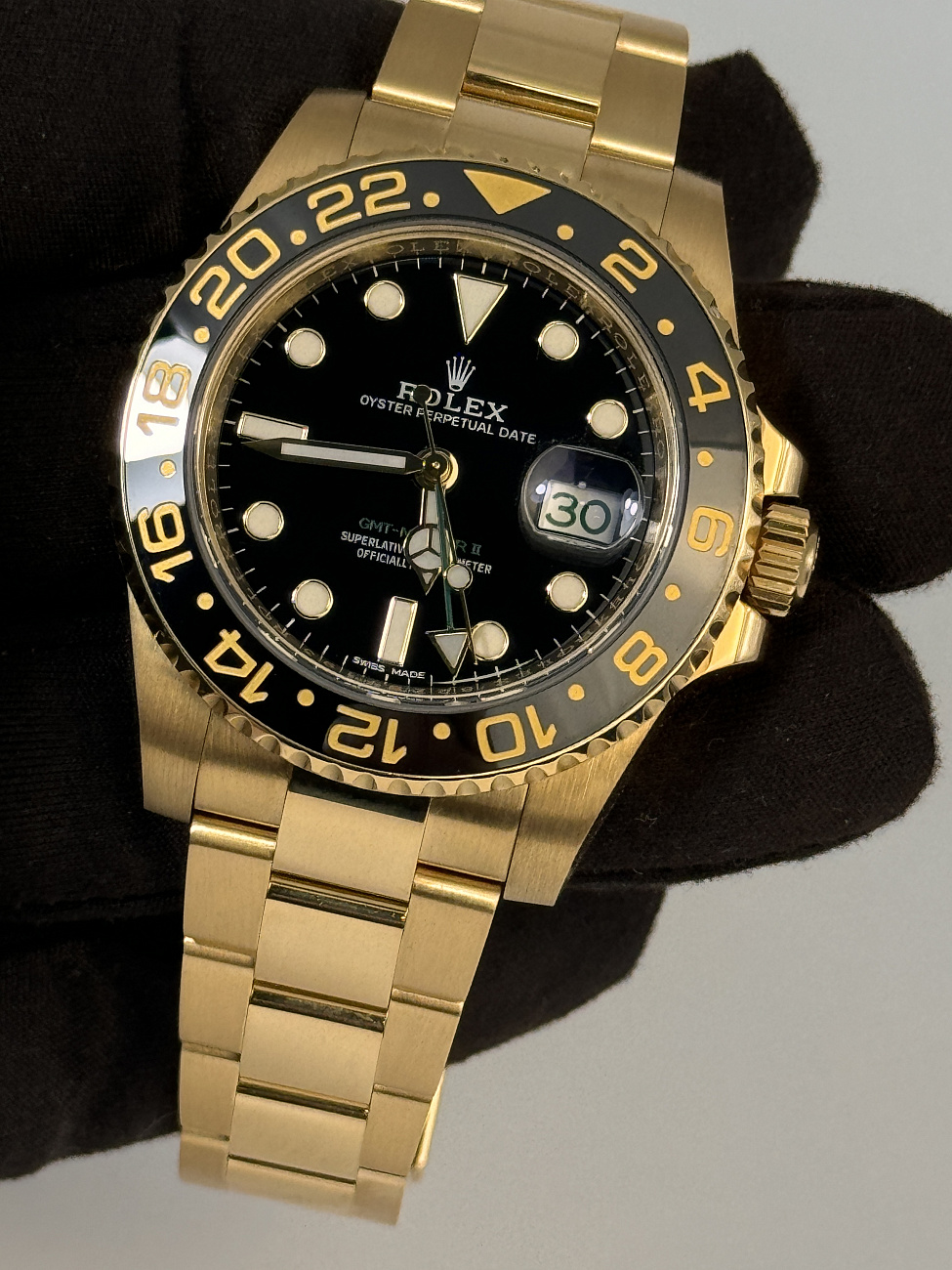 Часы Rolex  Gmt Master Yellow Gold  116718LN-0001