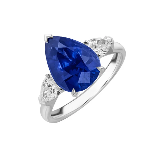 Украшение GRS GemResearch Swisslab  Кольцо с сапфиром 6,95 ct.   