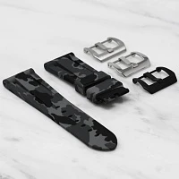 Часовой ремешок Horus Straps  Ремешок Для Часов Graphite Camo 44/47Mm Strap  