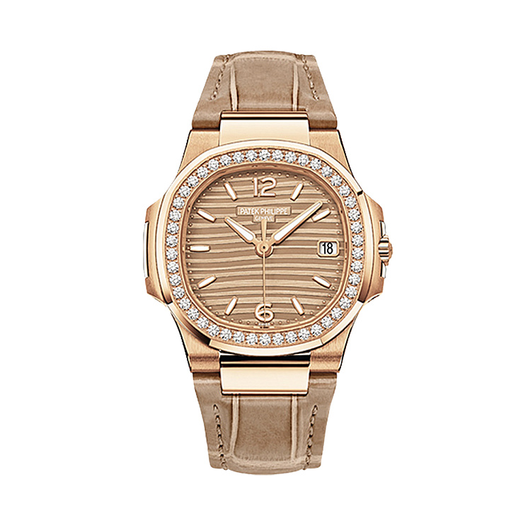 Часы Patek Philippe  Nautilus Date Lady Rose Gold  7010R-012 