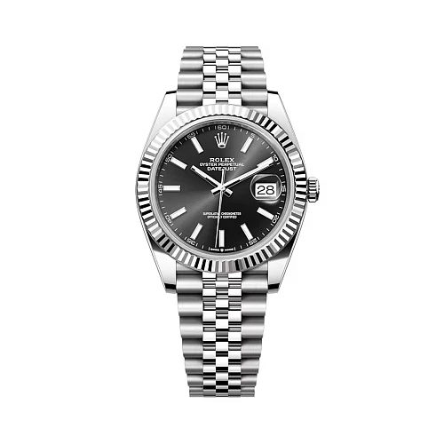 Часы Rolex  Datejust 41 mm Black Dial Jubilee Bracelet   126334