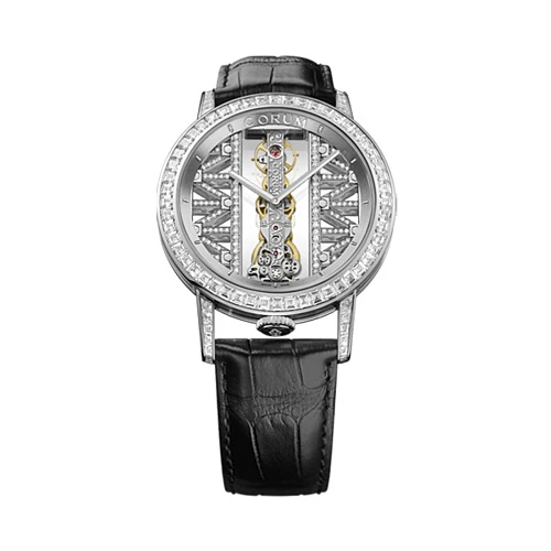 Часы Corum  Golden Bridge 43 White Gold Baguette  B113/03253 - 113.990.69/0F01 GG69G