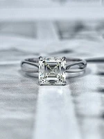 Украшение GIA  Кольцо с бриллиантом 2,01 ct. L/VS2 (Asscher)   