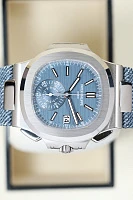 Часы Patek Philippe  Nautilus Chronograph White Gold   5980/60G-001