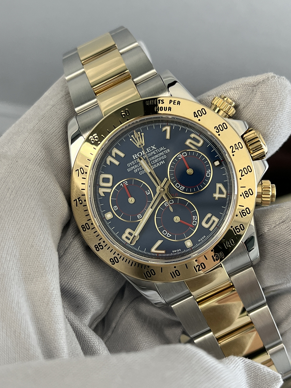 Часы Rolex  Oyster Perpetual Cosmograph Daytona Blue Racing Dial  116523