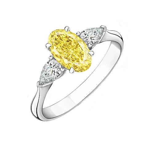 Украшение GIA  Кольцо с бриллиантом 3,00 ct. U to V Range/VS2   