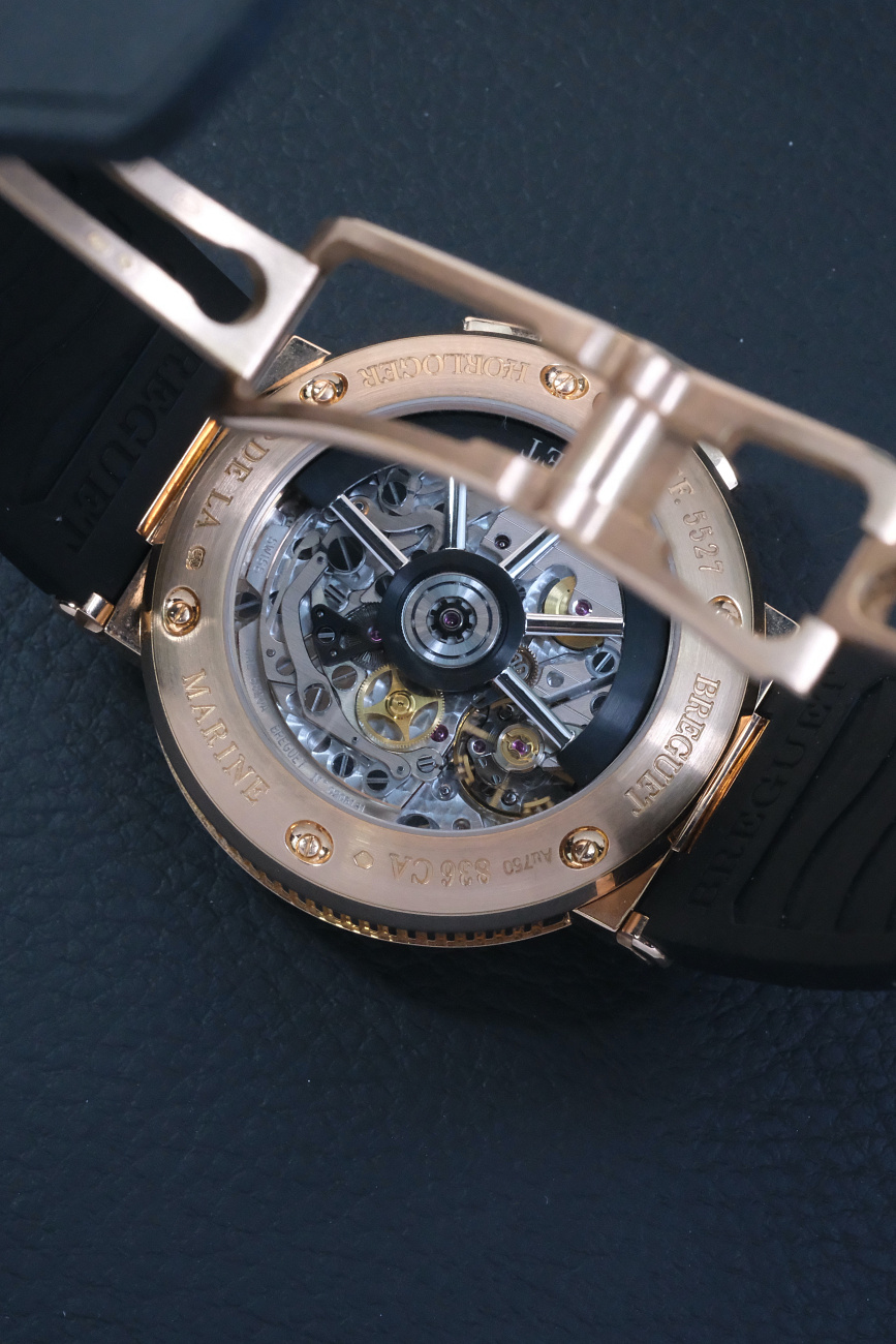 Часы Breguet  Marine Chronograph Rose Gold  5527BR